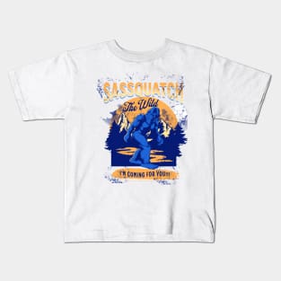 Cute Friendly sasquatch Kids T-Shirt